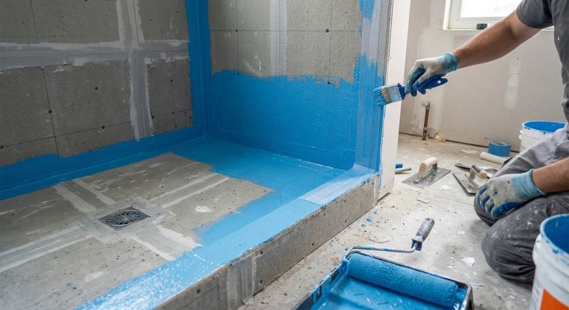 Shower Tile Waterproofing in Conroe, TX