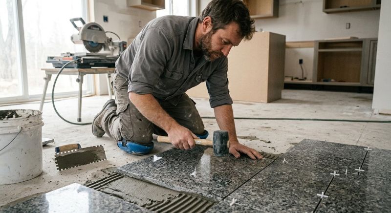 Stone Flooring Installation in Overland Park, KS