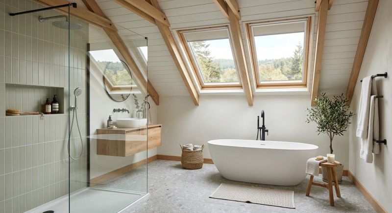 Attic Bathroom Remodeling in Framingham, MA