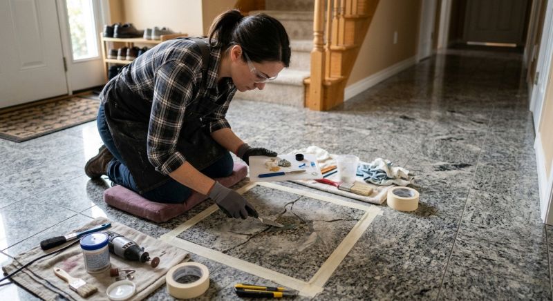 Slate Floor Repair in Kansas City, KS